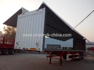 Wholesale Waterproof Wingspan Van Type Semi Box Trailer With Double Circuit Brake System from china suppliers
