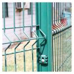 Green Pvc Coated Steel Welded Wire Rolled Garden Fencing School