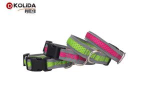 Wholesale Classic Solid Color Nylon Dog Collars Softy Matching Leash Available Separately from china suppliers