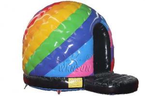 China Colorful Inflatable Bounce House / Inflatable Disco Dome PVC Material Customized Size on sale