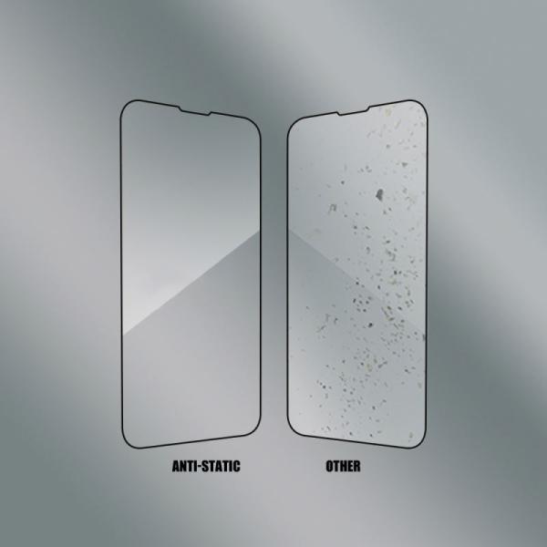 Anti Dust 9H Full Glue Tempered Glass ESD Anti Static For Iphone 11 12 13 Pro Max