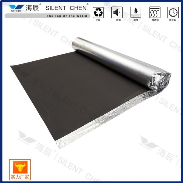 Sound Proof EVA Acoustic Floor Underlayment With Aluminum Foil For Floating