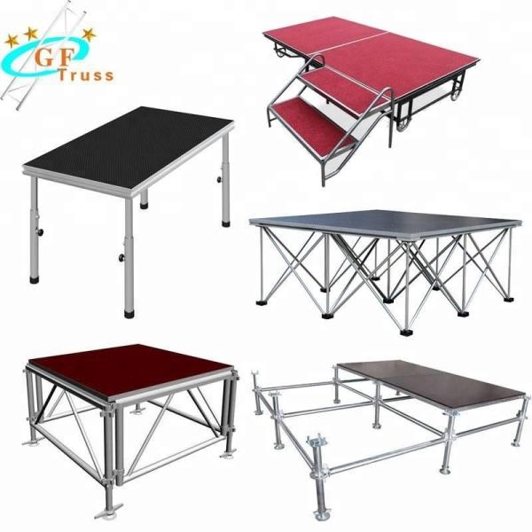 1.22*1.22M Easy Assemble Stage for concert event stage for outdoor performance