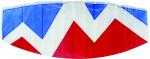 Fashion Pattern Parafoil Stunt Kite 140*55cm 2-5bft Swing Range Durable