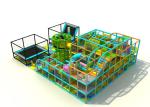 Steel Pipe + LLDPE Kids Indoor Playground Equipment With Spider Net Towel