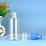 Empty 30ml 50ml 60ml 100ml Clear Blue Green Black Pink PET Plastic Mist Spray