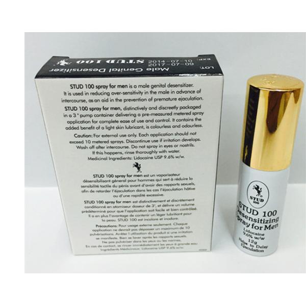 Gold Top Stud 100 Male Desensitizing Spray for Men Help to Delay Ejaculation