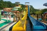 Stimulating Fiberglass Water Park Slide / High Speed Water Play Equipment For