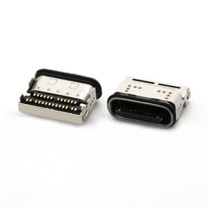 Wholesale IP68 24Pin Waterproof USB Type C Female Socket 2 Row SMT Connector from china suppliers