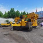 Used Remote Control Hydraulic Crawler Spider Crane Fly Jib Bucket 3ton 10ton