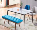 Nordic Style 150cm 75cm Marble Modern Dining Table