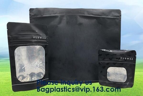 Mylar k Foil Carbon Smell Proof Bag with One Side Clear,3.5 Grams Jungle Boys