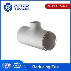 Wholesale MSS SP-43 Stainless Steel ASTM A403 WP 304 WP316 Butt Weld Reducing Tees Unequal Tees from china suppliers