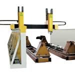 4 Axis Rotating Stone Carving Machine CNC Dragon Column Cutting Engraving