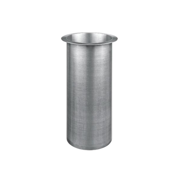 Round design Stainless steel brush finished mini desktop bathroom trash can/table dustbin/ waste bin without cover