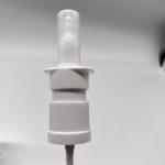 Customized Logo Printing Nasal Spray Pump 18/410 18/415 With Shiny Silver / Gold