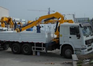 Wholesale Durable 5T Wire Rope Raise Articulated Boom Crane , 25 L/min Oil Flow from china suppliers