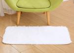 100% polyester white color anti-slip fur area rugs and fur carpets