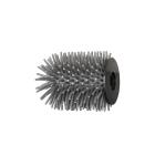 Bathroom Round TPR Toilet Bowl Cleaning Brush With Holder Free Standing