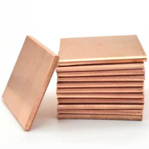 Wholesale Industrial 1.5 Mm Copper Sheet , Pure Copper Plate ASTM C10100 C11000 C12000 Material from china suppliers