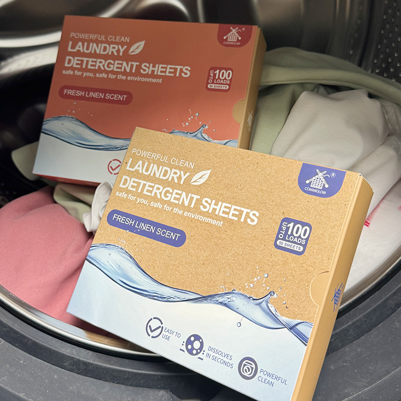 Wholesale Natural Eco-friendly Long Lasting Fragrance Deep Cleaning Laundry Detergent Sheets Washing Strips from china suppliers