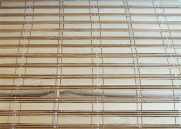 Moth Proof Printed Bamboo Blinds Fumigation Certification For Sukkot Tent