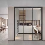 High-value Narrow-edge Sliding Door 2.0mm Thickened Profile + Three Track