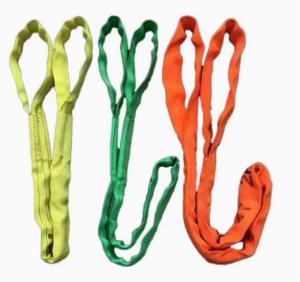 Wholesale 2 Tonne Eye &amp; Eye Polyester Round Slings Heavy-Duty Lifting Solutions 1-10m Lengths from china suppliers