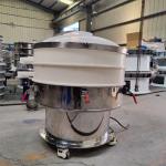 Plastic Pellet Vibrating Sieve Screen Anti Corrosion For Industrial Powder