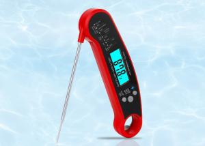 Wholesale Waterproof Instant Read BBQ Meat Thermometer With Folding Stainless Steel Probe from china suppliers