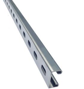 Wholesale Slotted Silver C-Shaped Steel Channel Pre-Galvanized Easy Installation for B2B Buyers from china suppliers