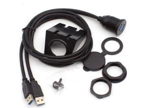 Wholesale Black Color Convenient USB Data Cable Flush Mount Components Applied Marine from china suppliers