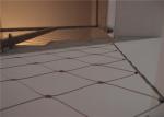 Architectural Inox Wire Mesh Decoration 3.0mm 40mm Stainless Steel Cable Mesh