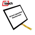 Anti Tamper 19" Capacitive Resistive Touch Screen For Office Facilities Monitor