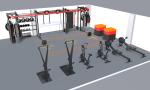 45kg To 150kg Double End Heavy Bag Hanger Wall Mount Punching Bag Rack