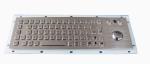 71 Keys Dynamic Washable Panel Mount Keyboard Metal For Internet Public Phones