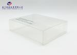 0.3mm Transparent Plastic Packaging Rectangle Two Ends Open 21.5X5.5X17.6cm