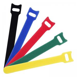 China Cable Management Velcro Wire Ties Hook And Loop Velcro Cable Ties 10mm-100mm on sale