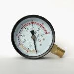 2.5 Dial 35 Bar Utility Pressure Gauge 63mm Dual Scale Pressure Gauge