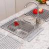 Buy cheap Non toxic heat resistant Silicone Roll Up Drying Rack from wholesalers