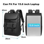 Wide Opening On Top Large Business Backpack Accommodate 15.6 Inch Laptop