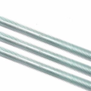 Wholesale Industry Galvanized Tooth Bar Threaded Screw DIN975 4.8 Level White from china suppliers