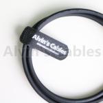 Flexible Thin Red Epic Scarlet Power Cable D-Tap To Right Angle 1B 6 Pin Female