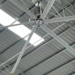 7.3m 24FT Gearbox Industrial HVLS Ceiling Fan for Cowshed Animal Farm Al-Mg