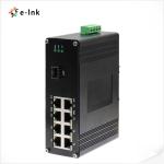LED Screen Fiber Converter with 1x10G SFP+ Fiber Port + 8 x 10/100/1000M