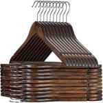 Retro Wooden Suit Hangers Four Color Optional Solid Wood Hanger