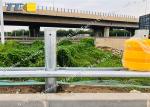 PU Foam Safety Roller Barrier Rotary Barrel Guard Rail Two Waves Eco Friendly