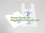 100% Biodegradable Compostable Plastic T-Shirt Vest Bag For Shopping,Home