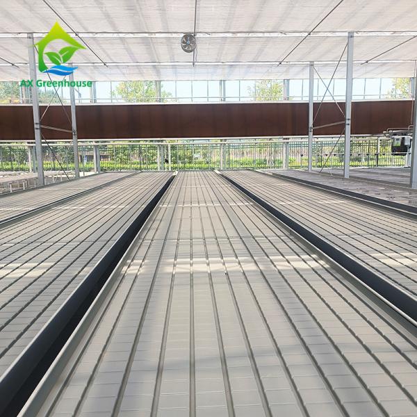 Customized Flower Growing Indoor Seedbed Nursery Grow Table Rolling Bench For