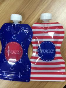 Wholesale Leakproof Reusable Baby Food Pouches with Bottom Double Zipper from china suppliers